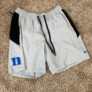 Duke Nike sweat shorts!